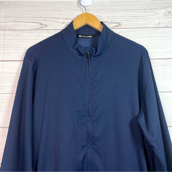 Travis Mathew Surfside Blue Full Zip Jacket Size M - Picture 3 of 10